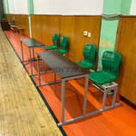 Стол судейский с пластиковыми сиденьями