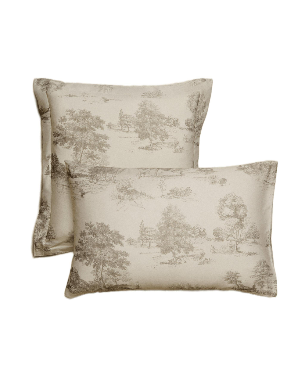 Наволочка Zara Home сатин, хлопок 100%, однотонный, 5154/091