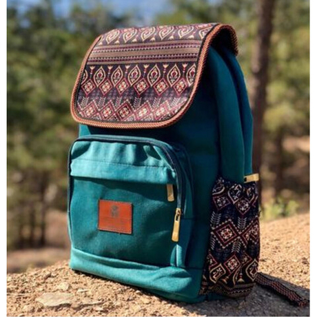 Женский рюкзак 413 искусственная кожа и бархат Иран