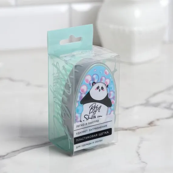 Щетка для одежды и обуви &quot;Born to shine&quot;, 10,5 х 5 х 6 см