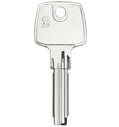 Заготовка вертикального ключа 10498 CI26 AB74 AU57 КНР