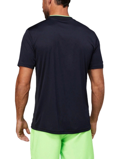 Мужское поло теннисное Asics Tennis Men Court Graaphic Polo Shirt - performance black