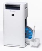 Климатический комплекc Sharp KCG51RW,  до 38м2,  с ионизацией, белый