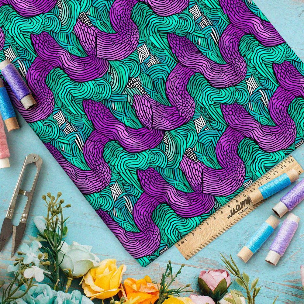 Ткань премиум флис призрачное сияние