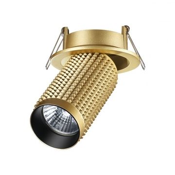 Встраиваемый точечный светильник 370747 золото Mais Novotech