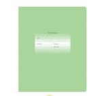 Тетрадь 12л., частая косая линия BG "Первоклассная", светло-зеленая Т5ск12 57697