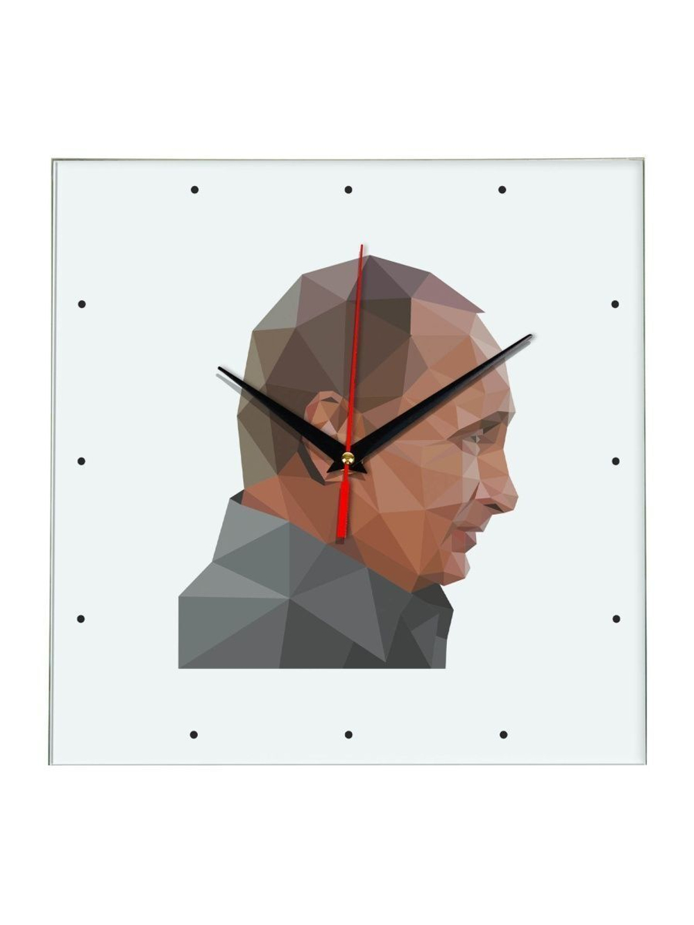 Настенные часы "Путин угроз нет" (0 / Рос. размер 1)