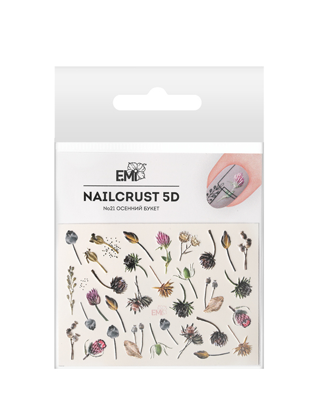 NAILCRUST 5D №21 Осенний букет