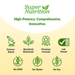 Super Nutrition, комплекс органических грибов с имбирём, 60 вегетарианских капсул