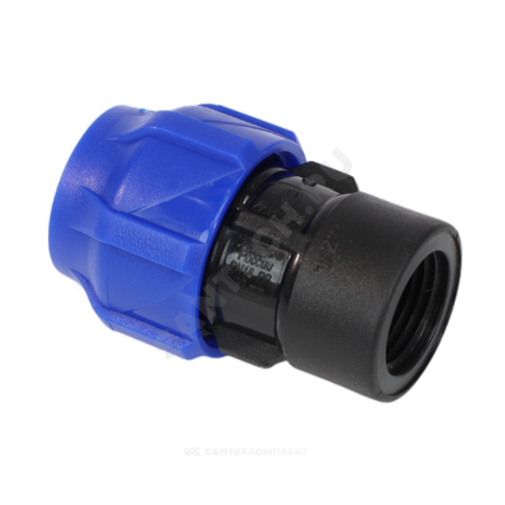 Муфта компрессионная ПЭ Дн 40х1 1/2" ВР Ру16 VALFEX 121001240112
