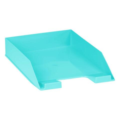 Лоток для бумаг горизонтальный мятный "Фаворит" (Стамм)