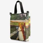 Шоппер Good Local Shopper Девушки на мосту (Эдвард Мунк) зеленый