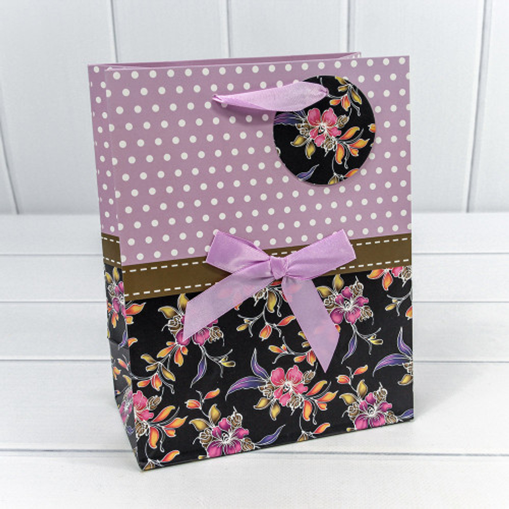 Пакет подарочный 18х23х10см Премиум "Люкс" (Микс)