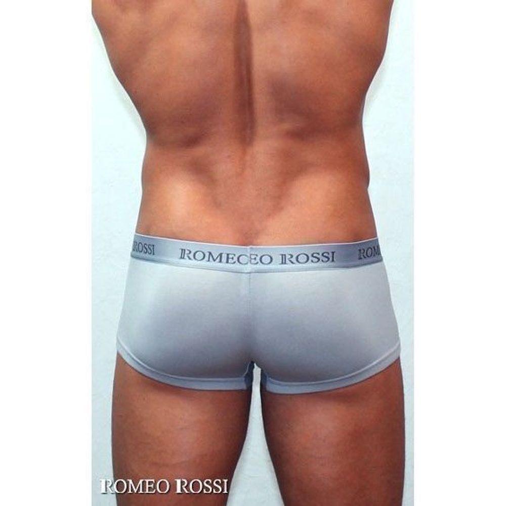 Мужские трусы хипсы светло-серые Romeo Rossi Comfort Boxer Brief RR5001-03