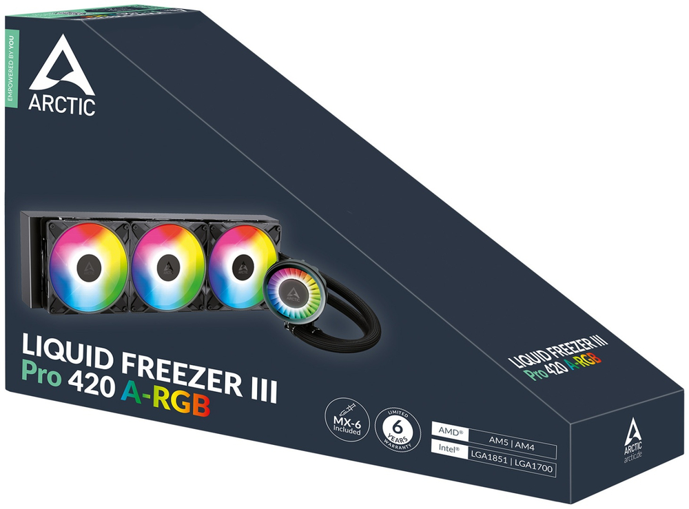 Arctic Liquid Freezer III Pro 420 A-RGB ACFRE00185A черный