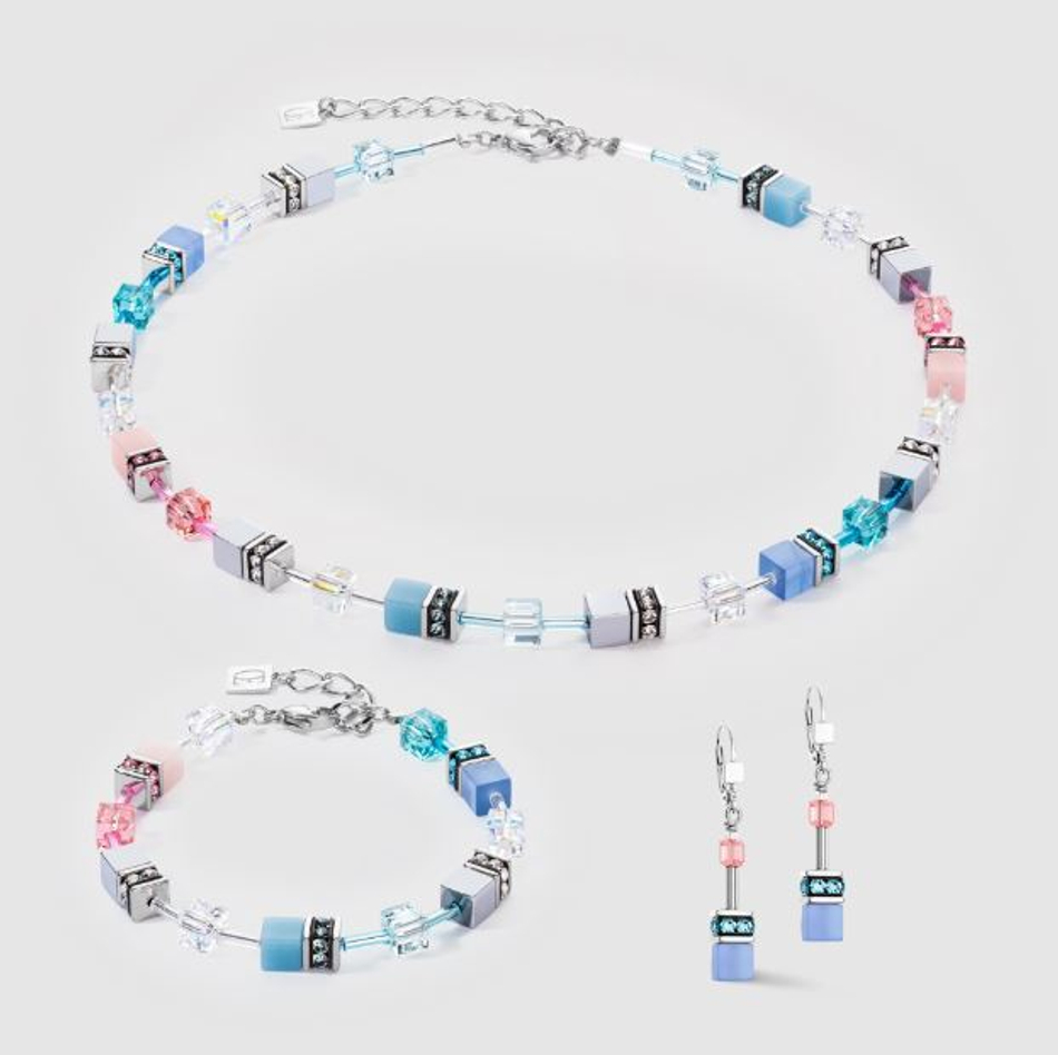 Серьги Coeur de Lion Blue-Rose 4023/20-0719