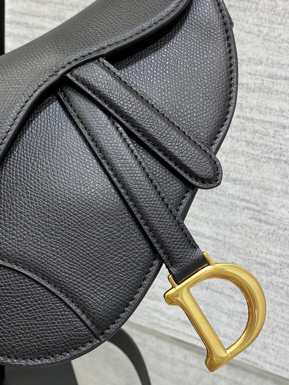 Christian Dior Small Saddle Bag with Strap