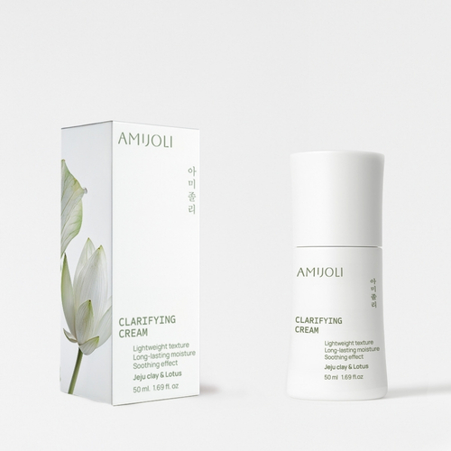 AMIJOLI Clarifying Cream JeJu Clay&Lotus Увлажняющий крем для проблемной кожи c вулканической глиной и экстрактом лотоса 50мл