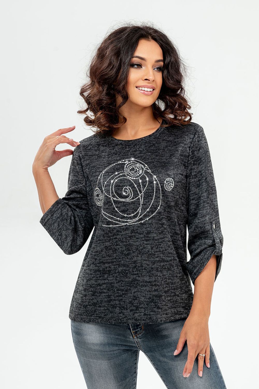 Туника Элайн (46-56) Serenada графитовый (Акция)