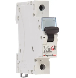 LEGRAND Выключатель автоматический однополюсный 16А C TX3 6кА (404028)