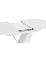 Стол кухонный Белый, 110(141)х75х75 см