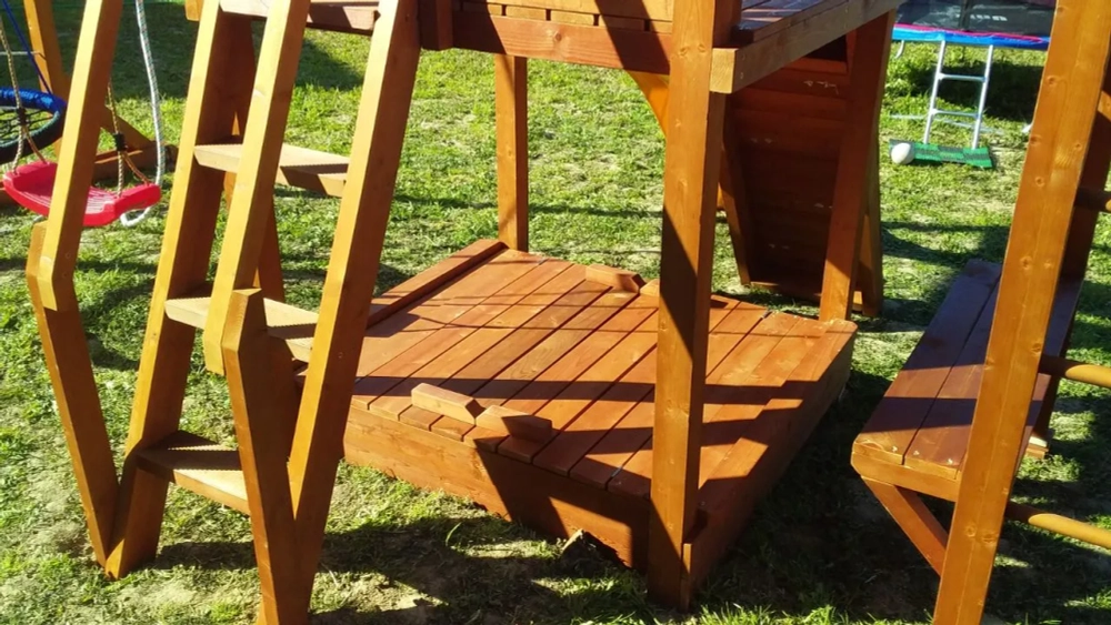 Детский игровой комплекс Савушка "Мастер" - 4 (с окраской)