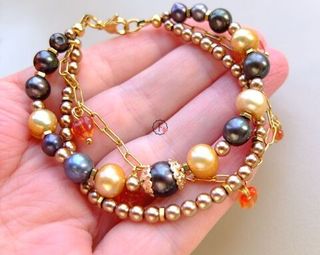 браслет из жемчуга (б-0777-19)