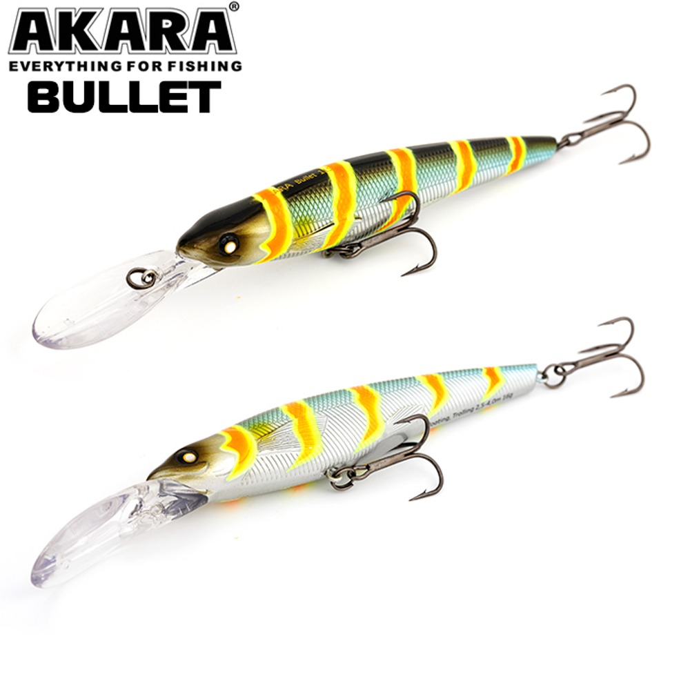Воблер Akara Bullet 115F 16 гр. (4/7 oz 4,5 in) A106