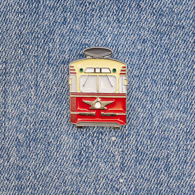 Значок трамвай КТМ-1