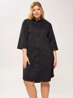 Платье-рубашка с карманами