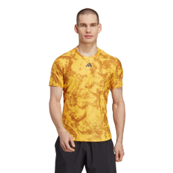 Мужское теннисное поло adidas Paris Freelift T-Shirt Men - Golden Yellow