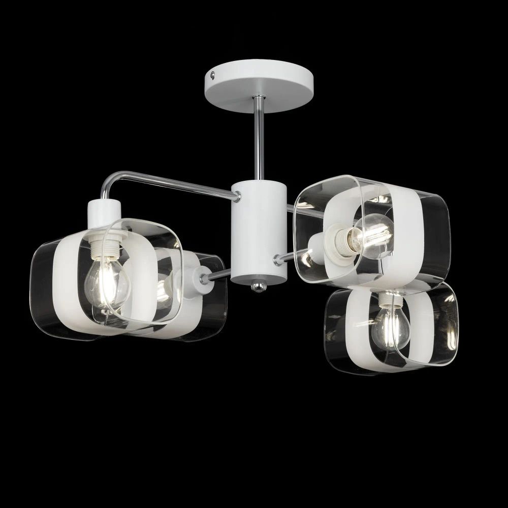 Citilux Бертон CL140140 Люстра потолочная Белая