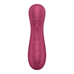 Вакуумно-волновой стимулятор клитора с вибрацией Satisfyer Pro 2 Liquid Air Connect App, бордовый