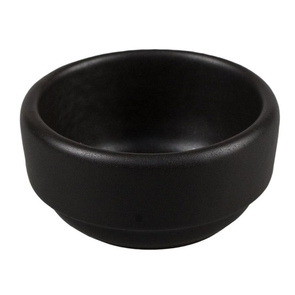 Соусник 50 мл d 6,7 см h3,4 см круглый Smooth Black Raw Stellar P.L. Proff Cuisine [10]