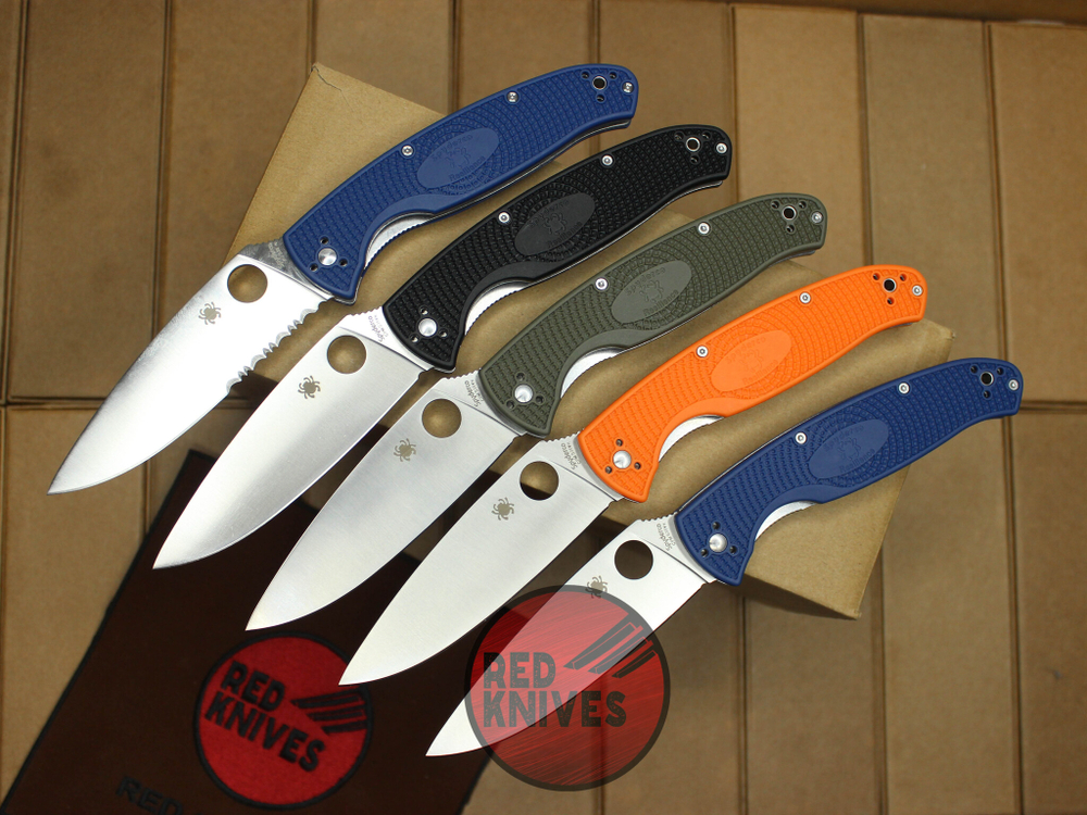 Нож Spyderco Resilience LTW F/P - оранж рукоять