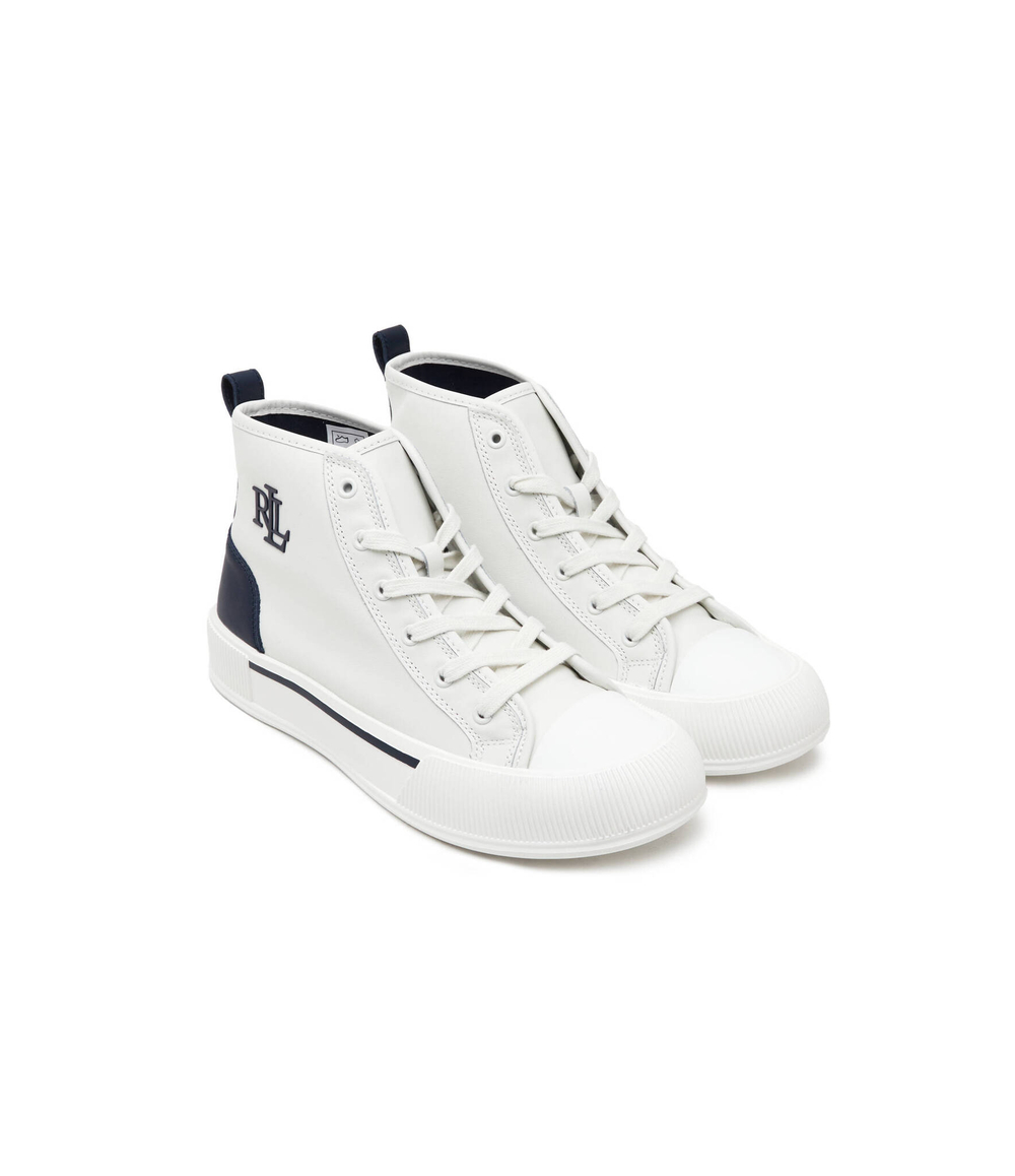Кожаные кроссовки LAUREN RALPH LAUREN - белый(802925362)