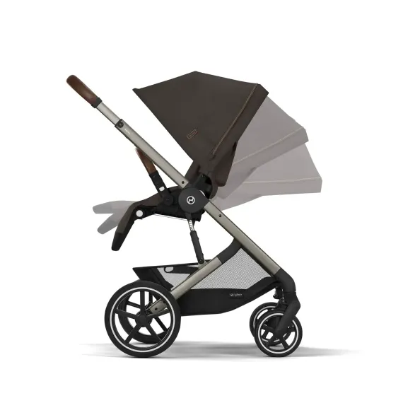 Прогулочная коляска Cybex Balios S Lux TPE Chocolate Brown