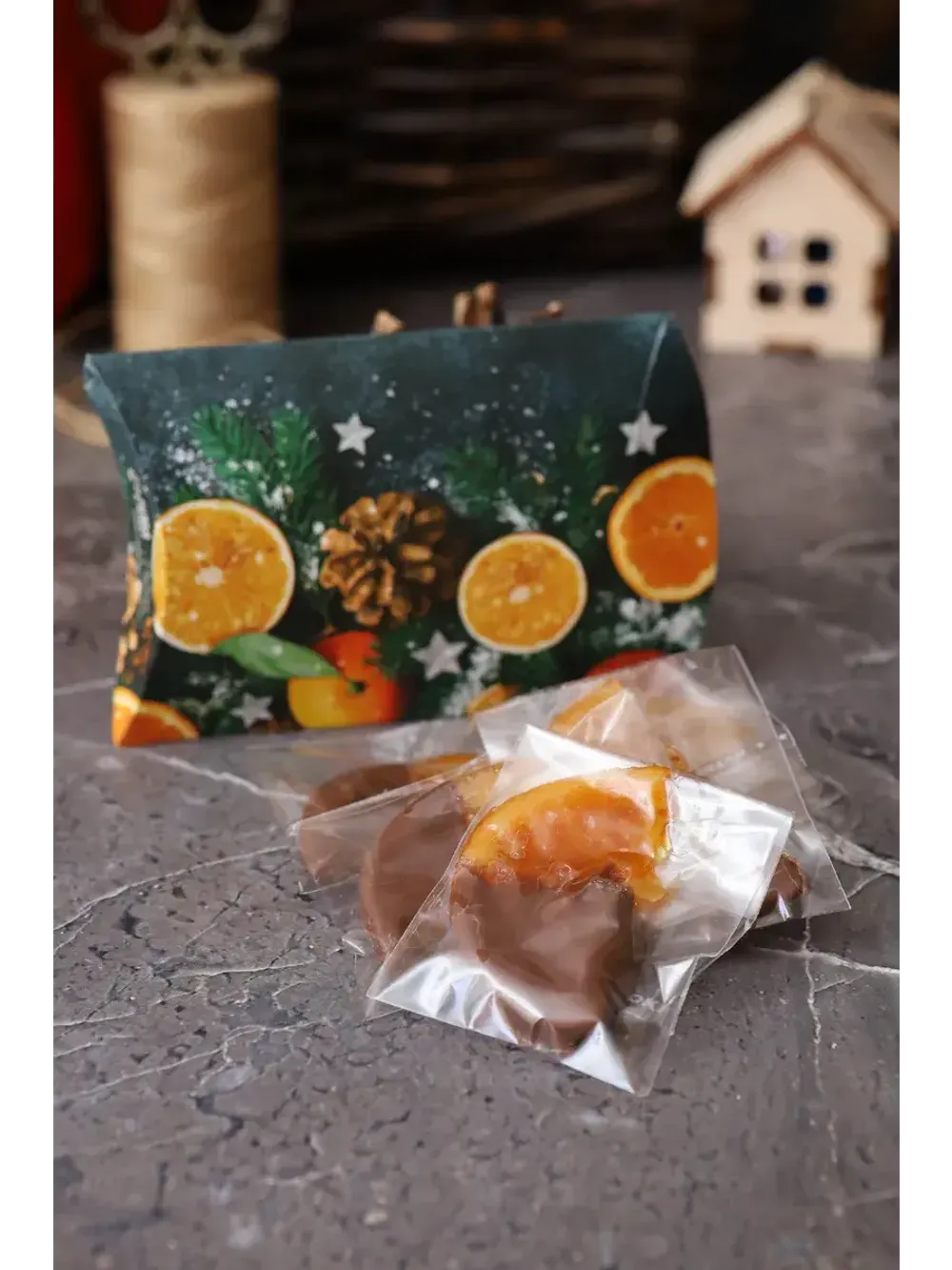 Апельсин в шоколаде 15 шт.