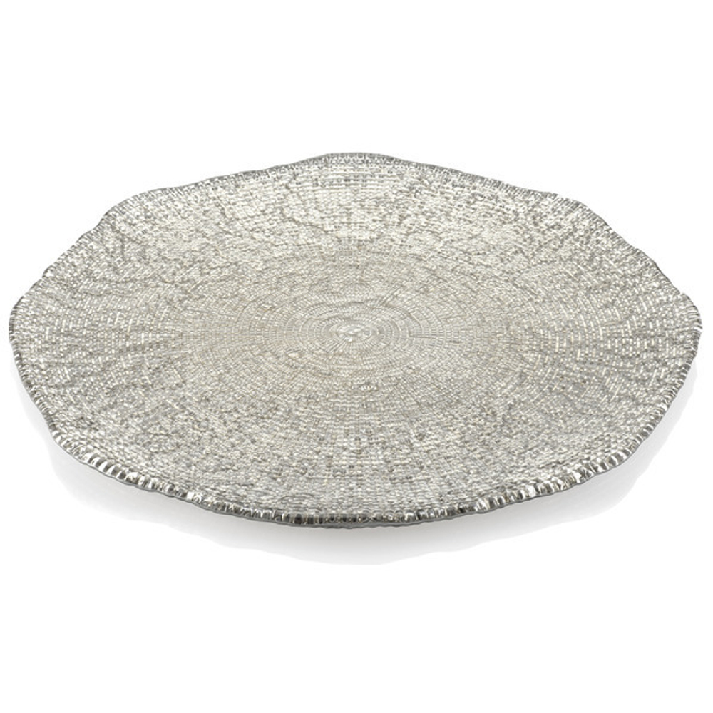 Блюдо IVV Диаманте 37см бежевое