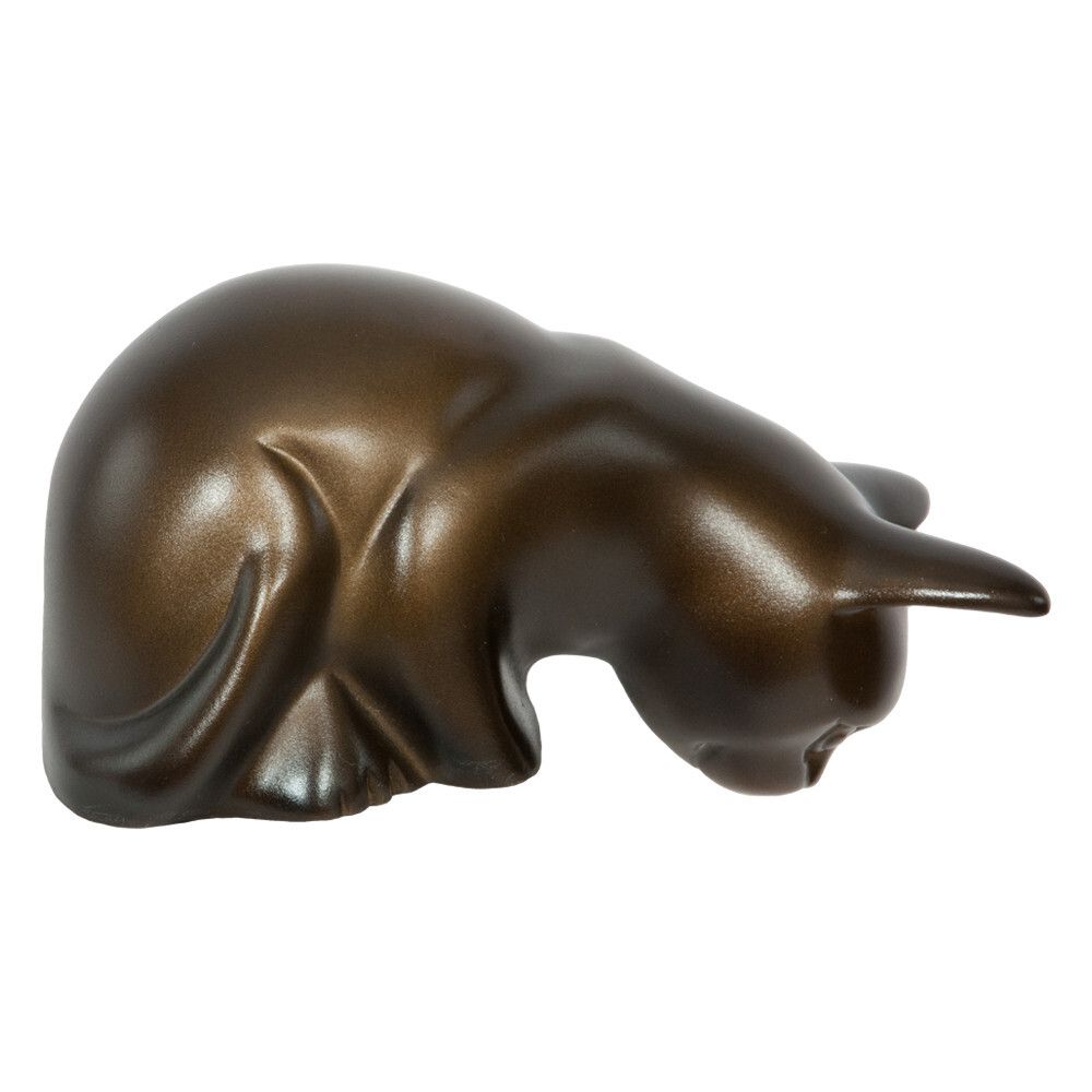 Статуэтка Кошка на полку Бронза