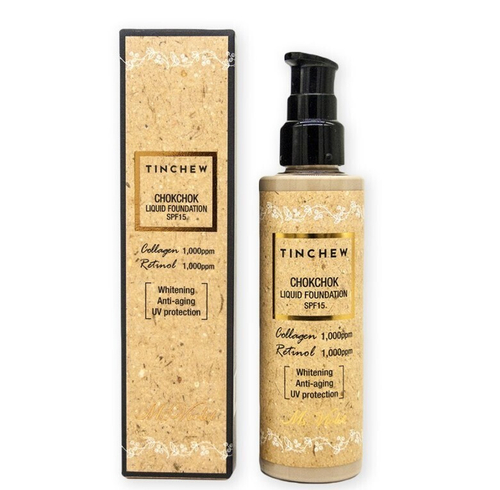 [Tinchew] Chok Chok Liquid Foundation - Тональный крем #13 Светлый Беж, 110 гр