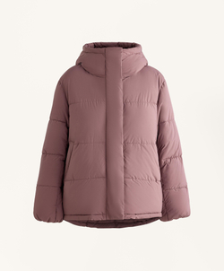 Oysho Водоотталкивающая утепленная куртка Primaloft®, фиолетово-розовый