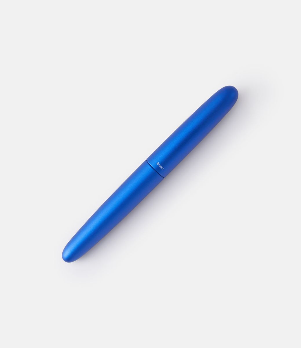 Ensso Piuma Royal Blue — перьевая ручка из алюминия