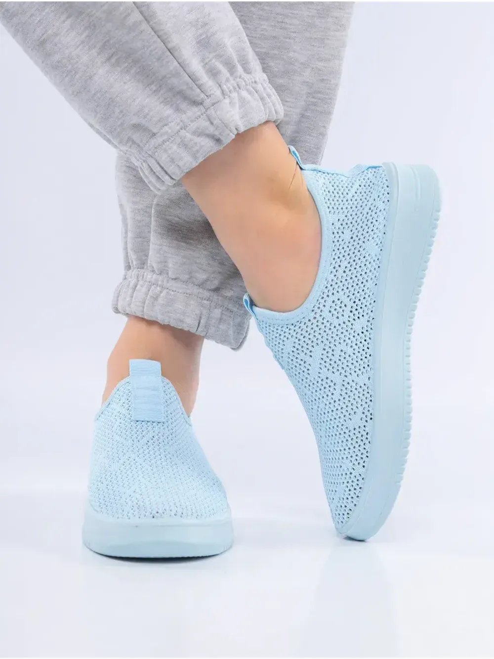 Слипоны летние текстильные