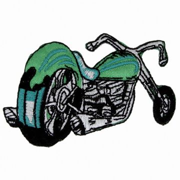 Нашивка Мотобайк 50Х80 (зеленый)