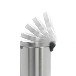 Brabantia - Контейнер для мусора NewIcon 5л, матовая сталь / артикул   112102  / GTIN 8710755112102