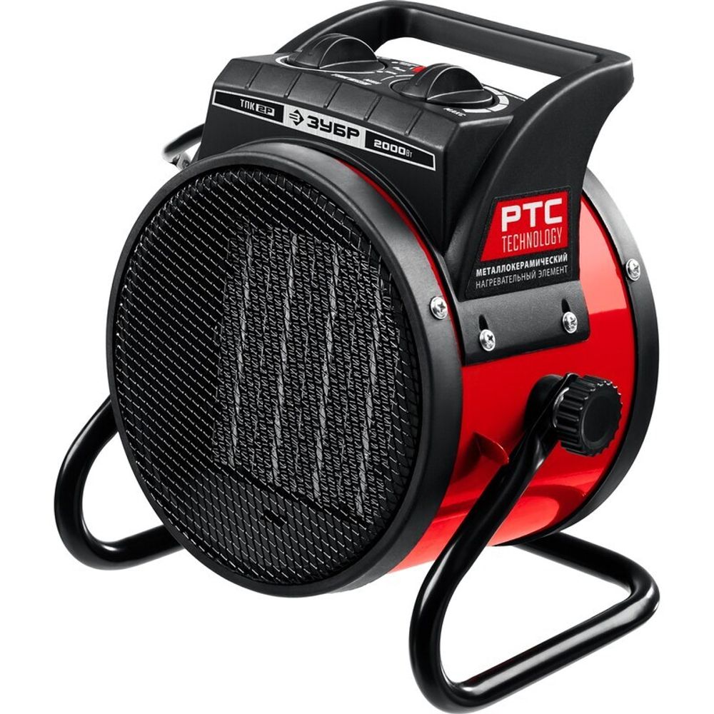 Тепловая пушка электрическая Зубр ТПК-2Р - [2,2 кВт / 220В]
