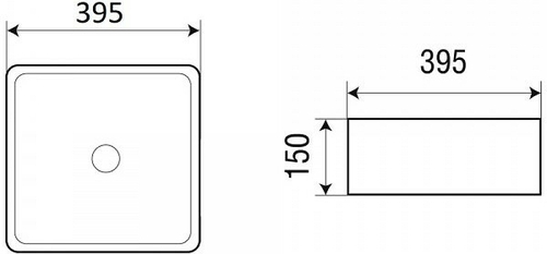 Раковина-чаша WeltWasser Elbach 20755 MB 40 10000005793 Черная матовая