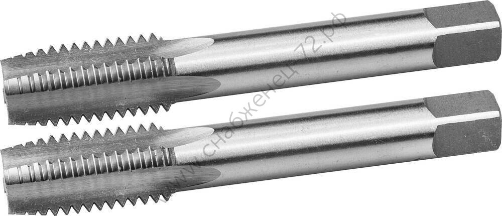 ЗУБР М18x2.0мм, сталь Р6М5, Комплект машинно-ручных метчиков (4-28007-18-2.0-H2)
