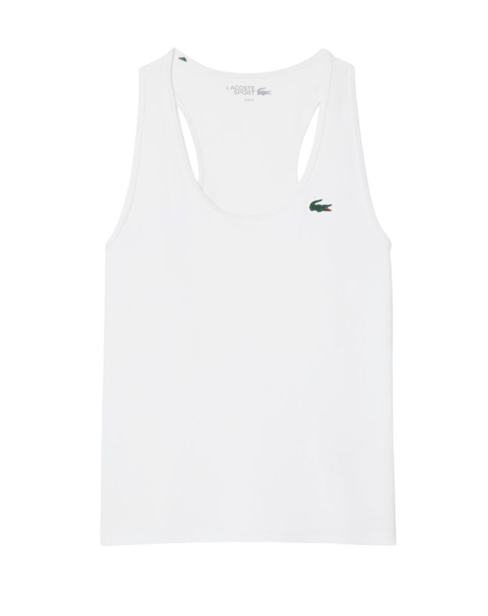 Топ теннисный Lacoste Sport Slim Fit Tank - white